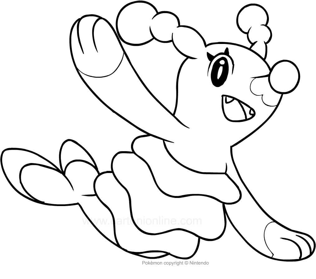 Desenho de Brionne dos Pokemon para impresso e colorir