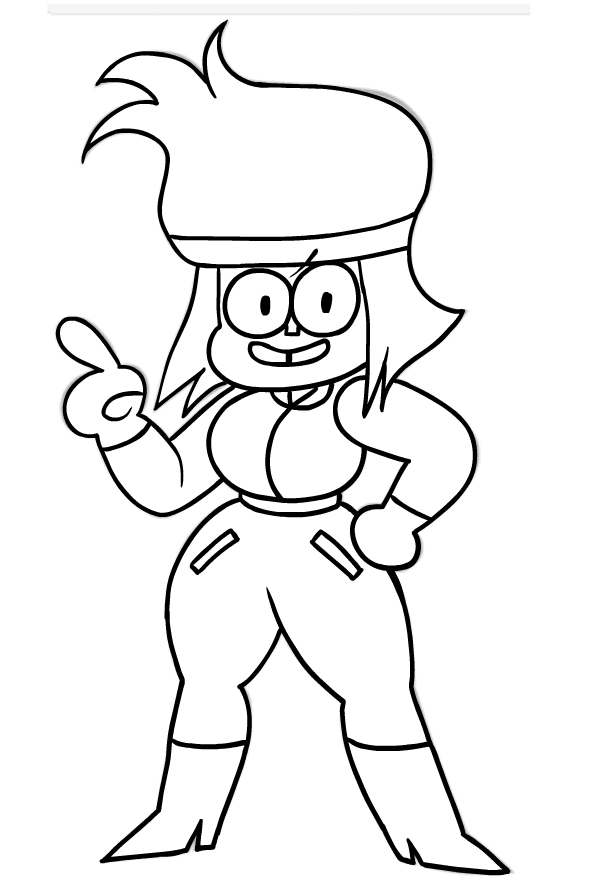 Coloriage de Carol di OK K.O.  imprimer et colorier