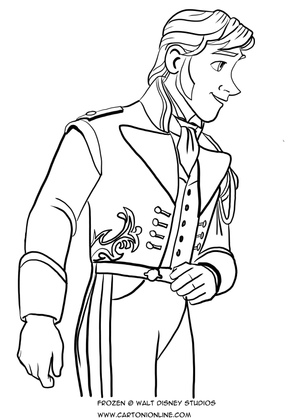 Les coloriages de Prince Hans