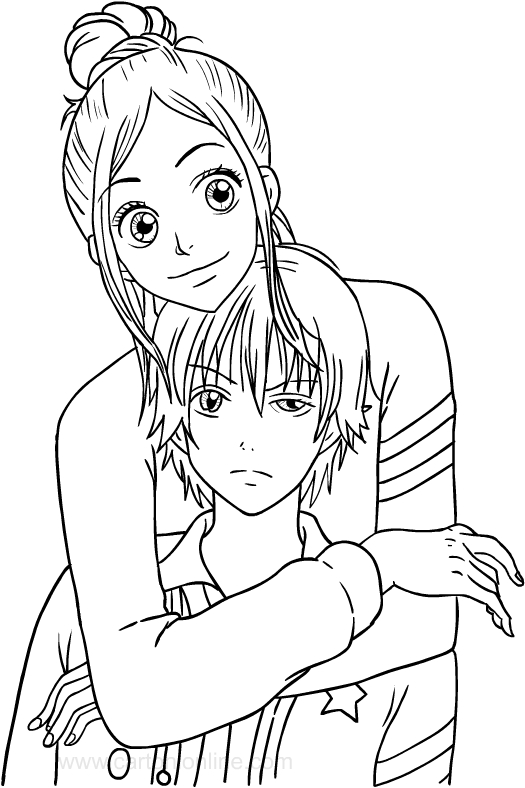 Les coloriages de Lovely Complex  imprimer et colorier