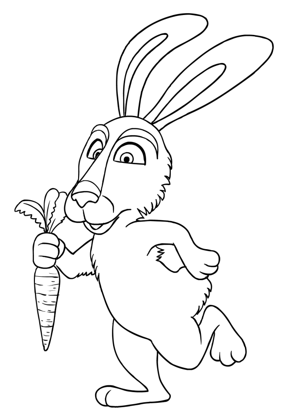 Les coloriages de le lapin