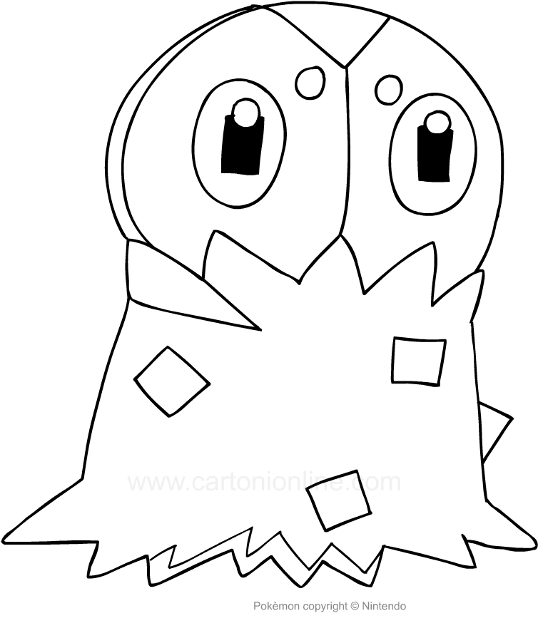 Les coloriages de Spewpa des Pokemon  imprimer et colorier