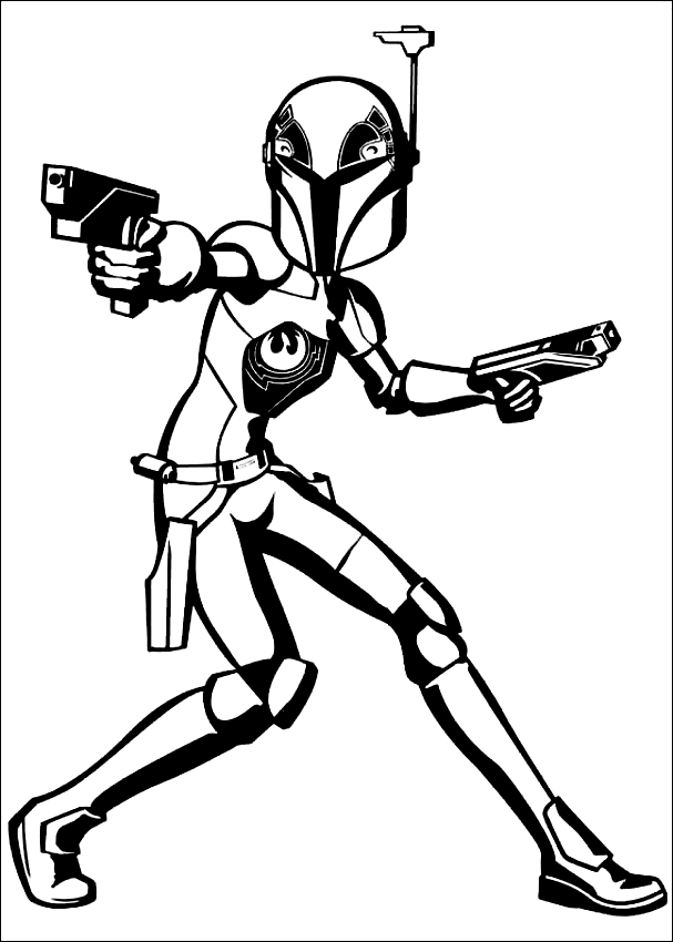 Coloriage de Star Wars Rebels  imprimer et colorier