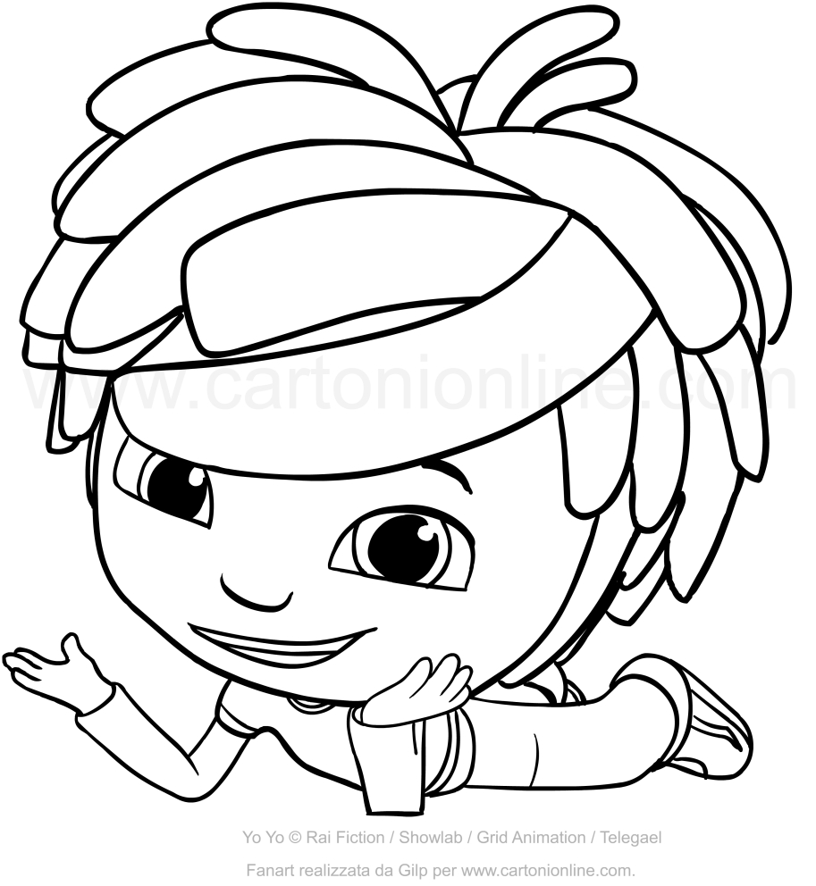 Les coloriages de Yo (lui)  imprimer et colorier