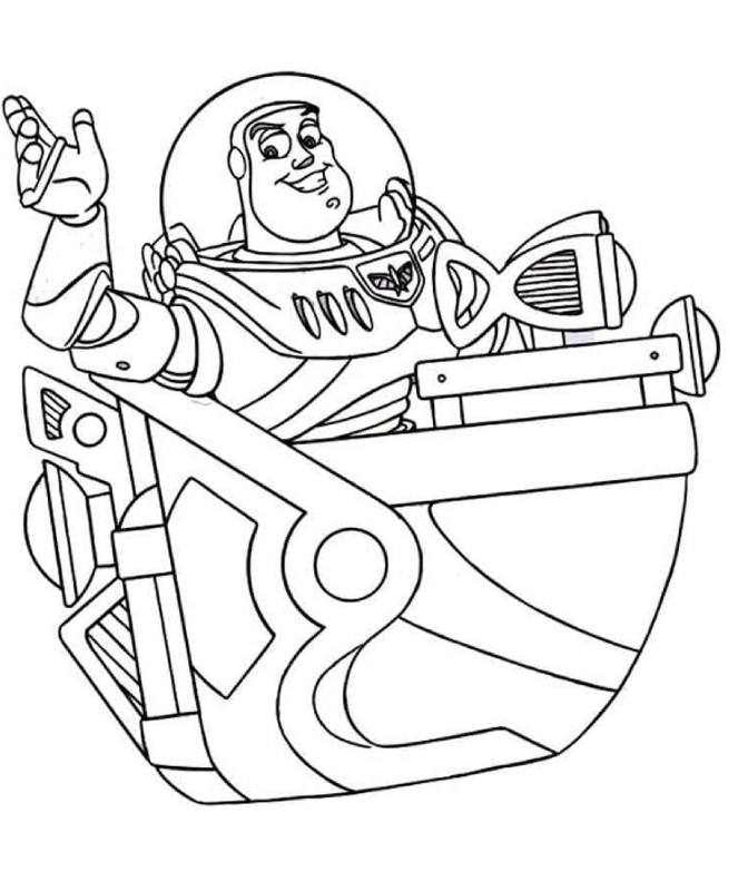 Disegno di Buzz Lightyear 17 di Toy Story da stampare e colorare