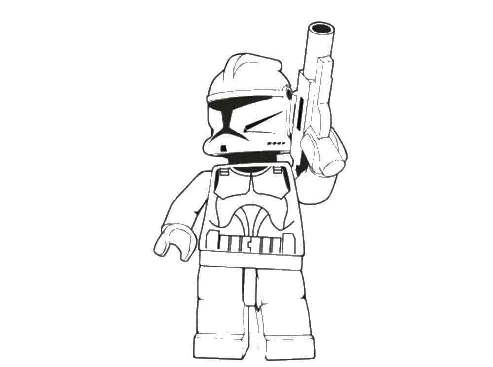 Disegno di Star Wars 47 di Lego Star Wars da stampare e colorare