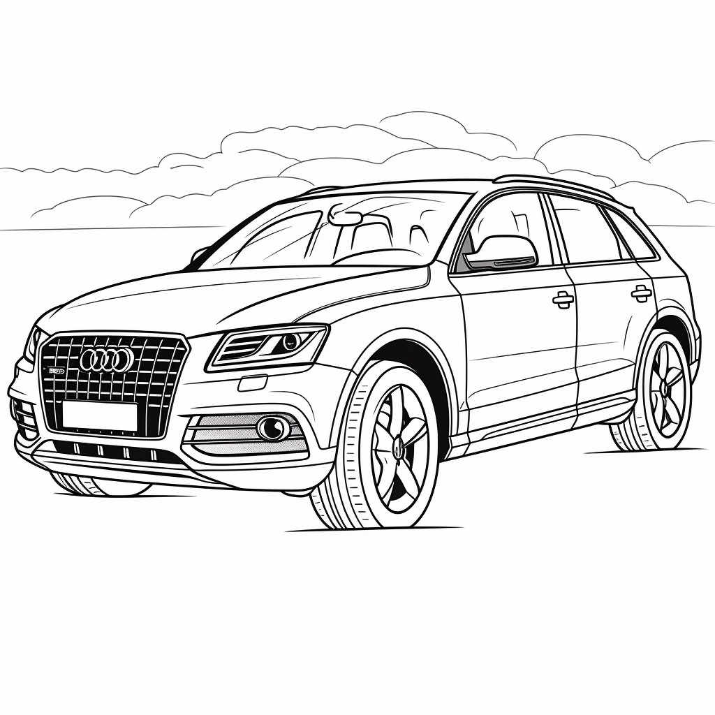 Disegno 27 di automobile Audi da stampare e colorare