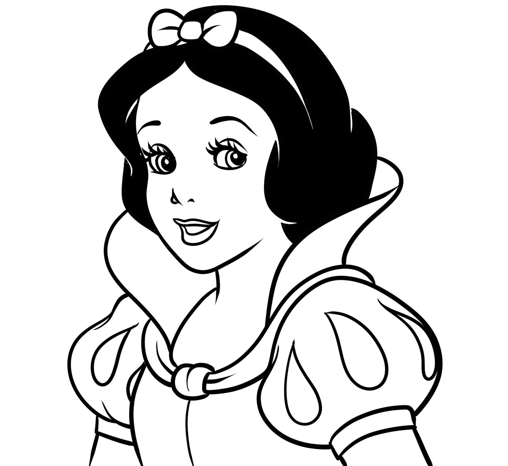 Dibujos de Blancanieves   para colorear