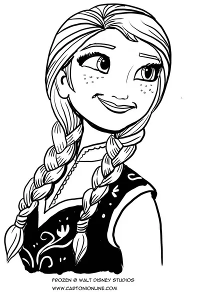 Disegno di Anna - Frozen 