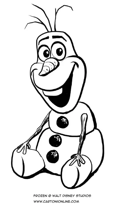 Disegno di Olaf - Frozen 