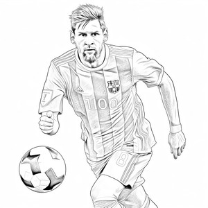 Disegni da colorare di Lionel Messi