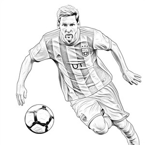 Disegni da colorare di Lionel Messi