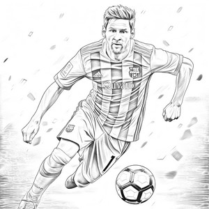 Disegni da colorare di Lionel Messi