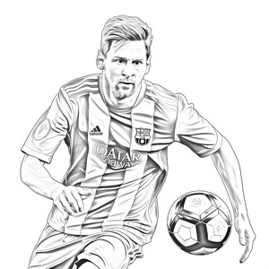 Disegni da colorare di Lionel Messi