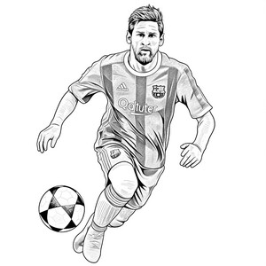 Disegni da colorare di Lionel Messi