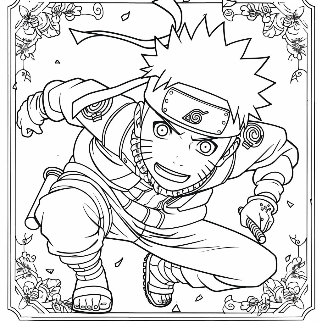 Disegno di Naruto Uzumaki 07 di Naruto da stampare e colorare