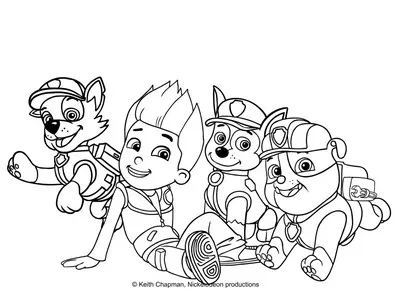 Disegni da colorare dei Paw Patrol