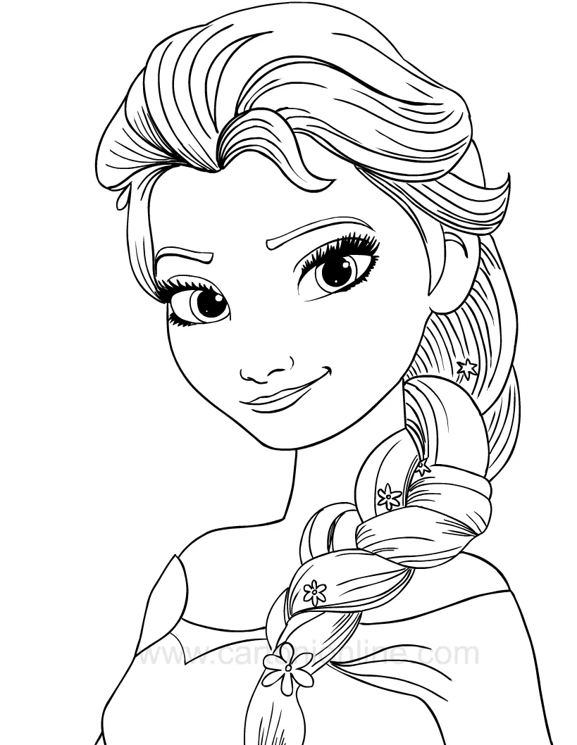 Disegni di Frozen da colorare