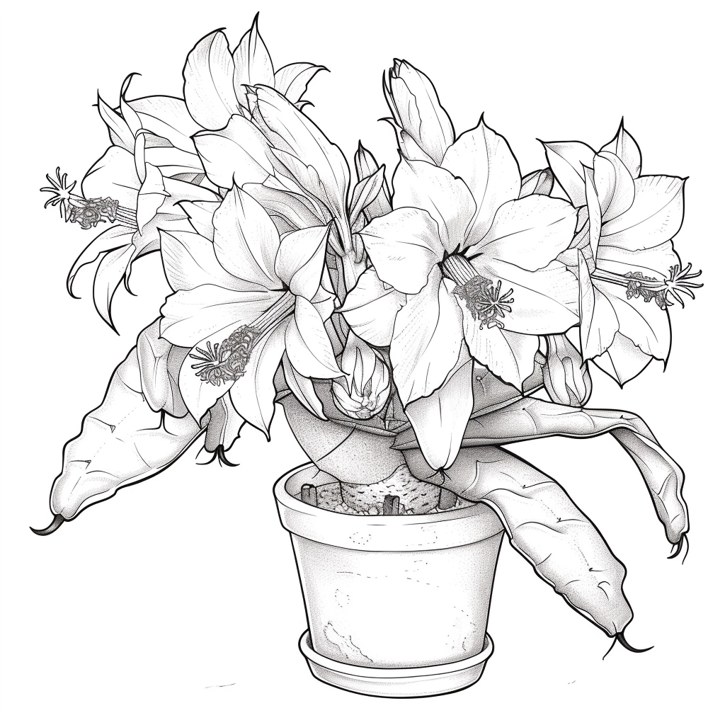 Disegni da colorare di schlumbergera