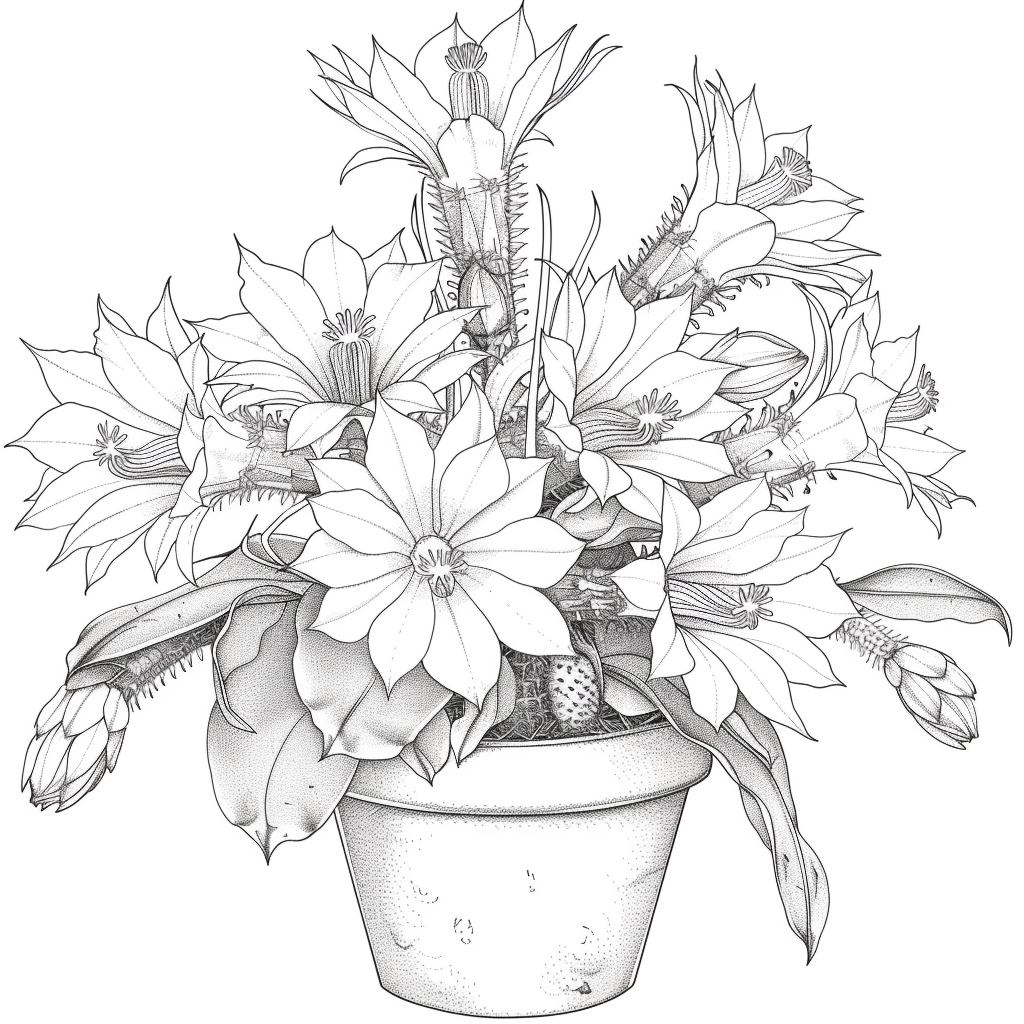 Disegni da colorare di schlumbergera