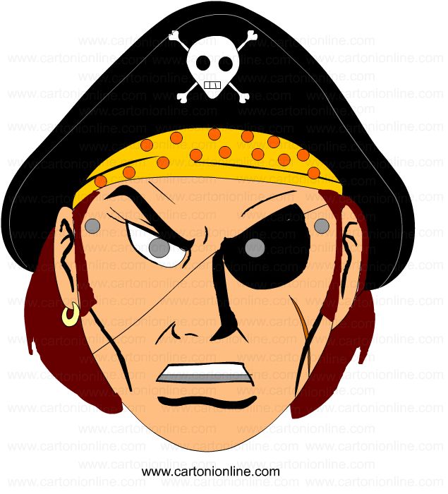 Maschera di pirata