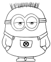 Disegni of minions coloring page
