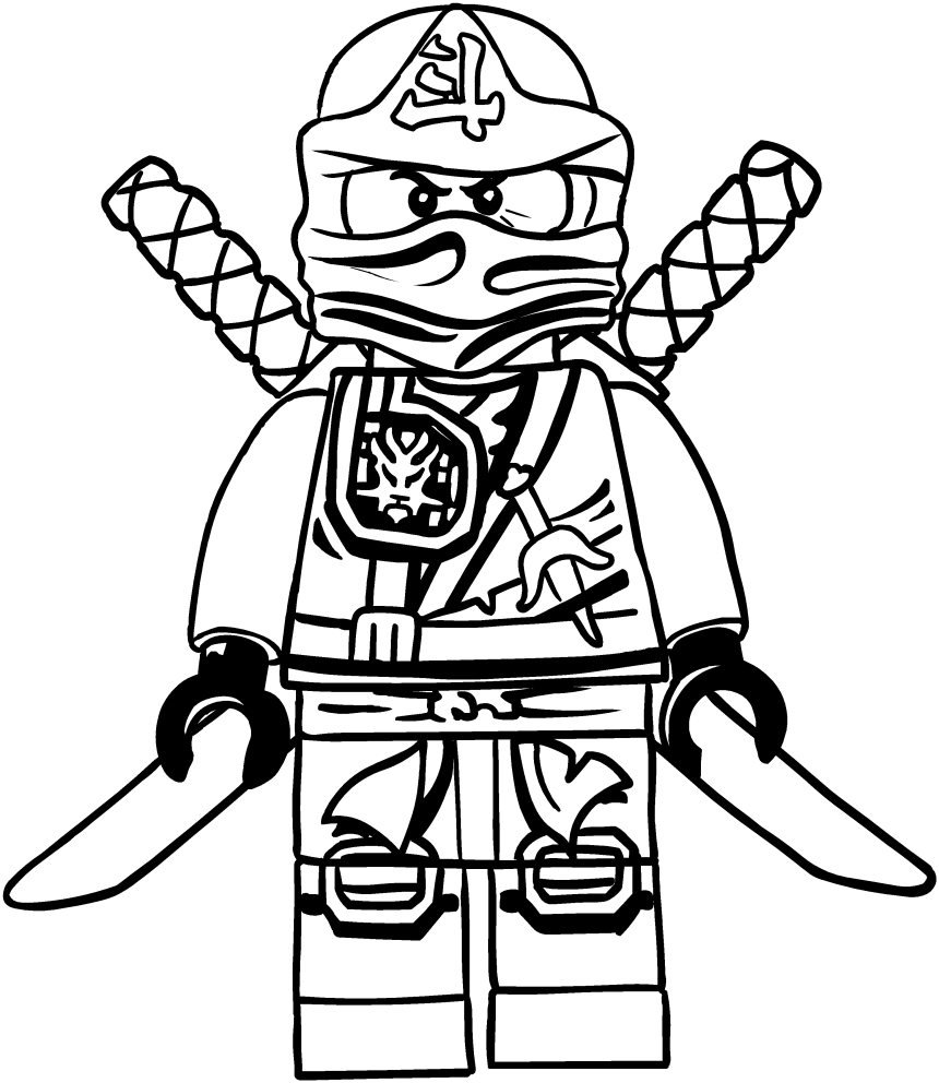  Lloyd of Ninjago coloring page to print