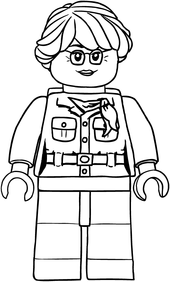  Misako of Ninjago coloring page to print