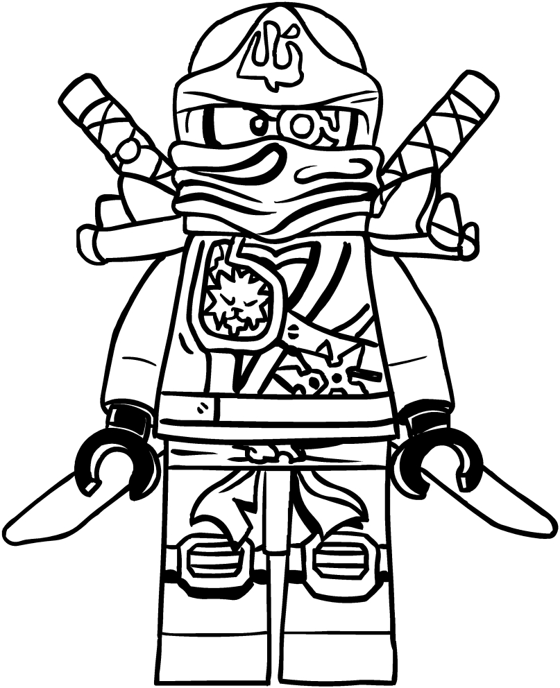  Zane of Ninjago coloring page to print