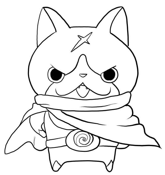  Hovernyan from Yo-Kai Watch coloring page to print