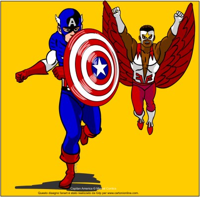 Capitan America e Falcon