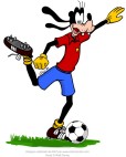 Pippo gioca a calcio