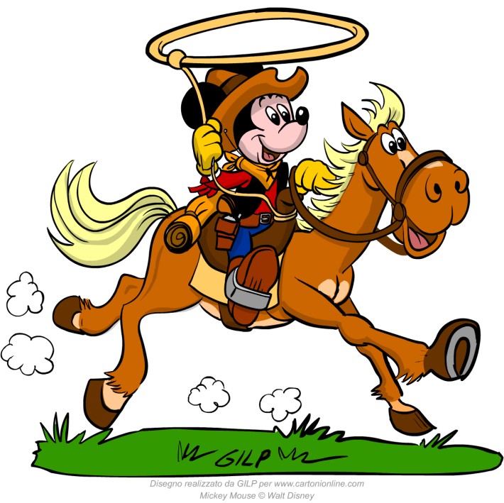 Topolino cowboy