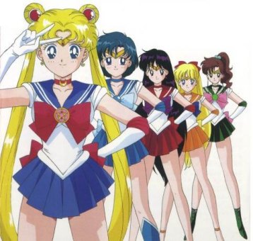 Immagini del gruppo delle Sailor Moon