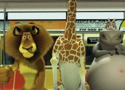 Alex, Melman e Gloria nella metropolitana