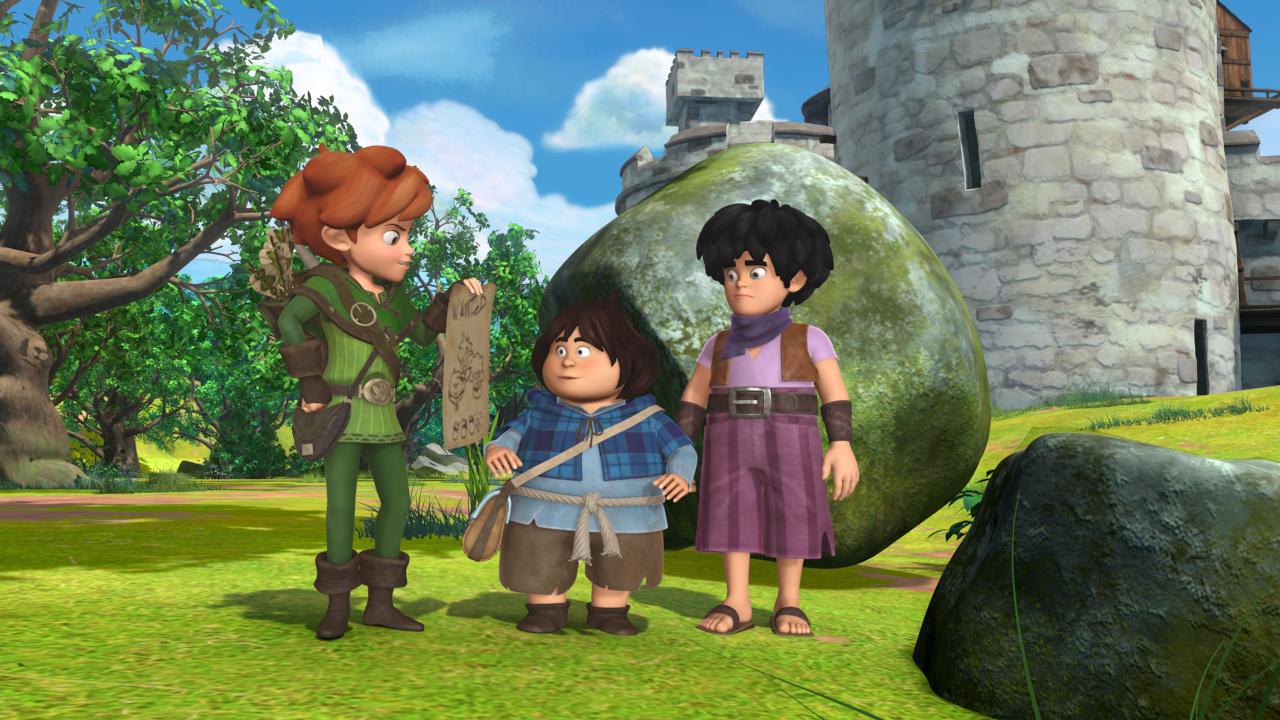 Robin Hood, Tuck e Little John - Robin Hood - Alla conquista di Sherwood - La serie animata