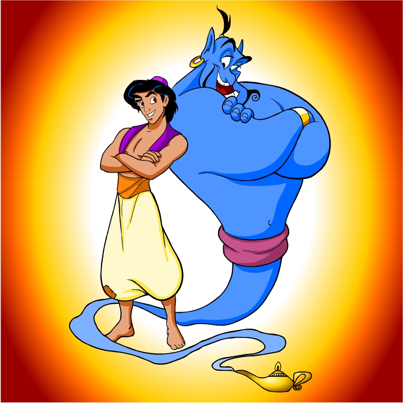 Aladdin e il genio della lampada