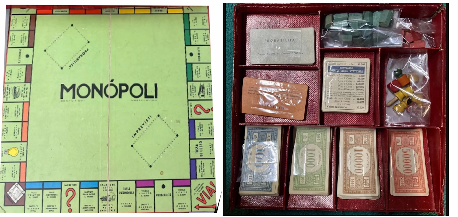 Gioco Monopoli anni 50