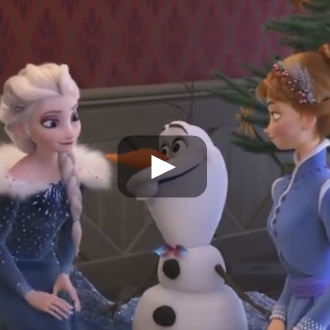 Elsa, Olaf e Anna in Disney Frozen: Le avventure di Olaf - La festa di Natale