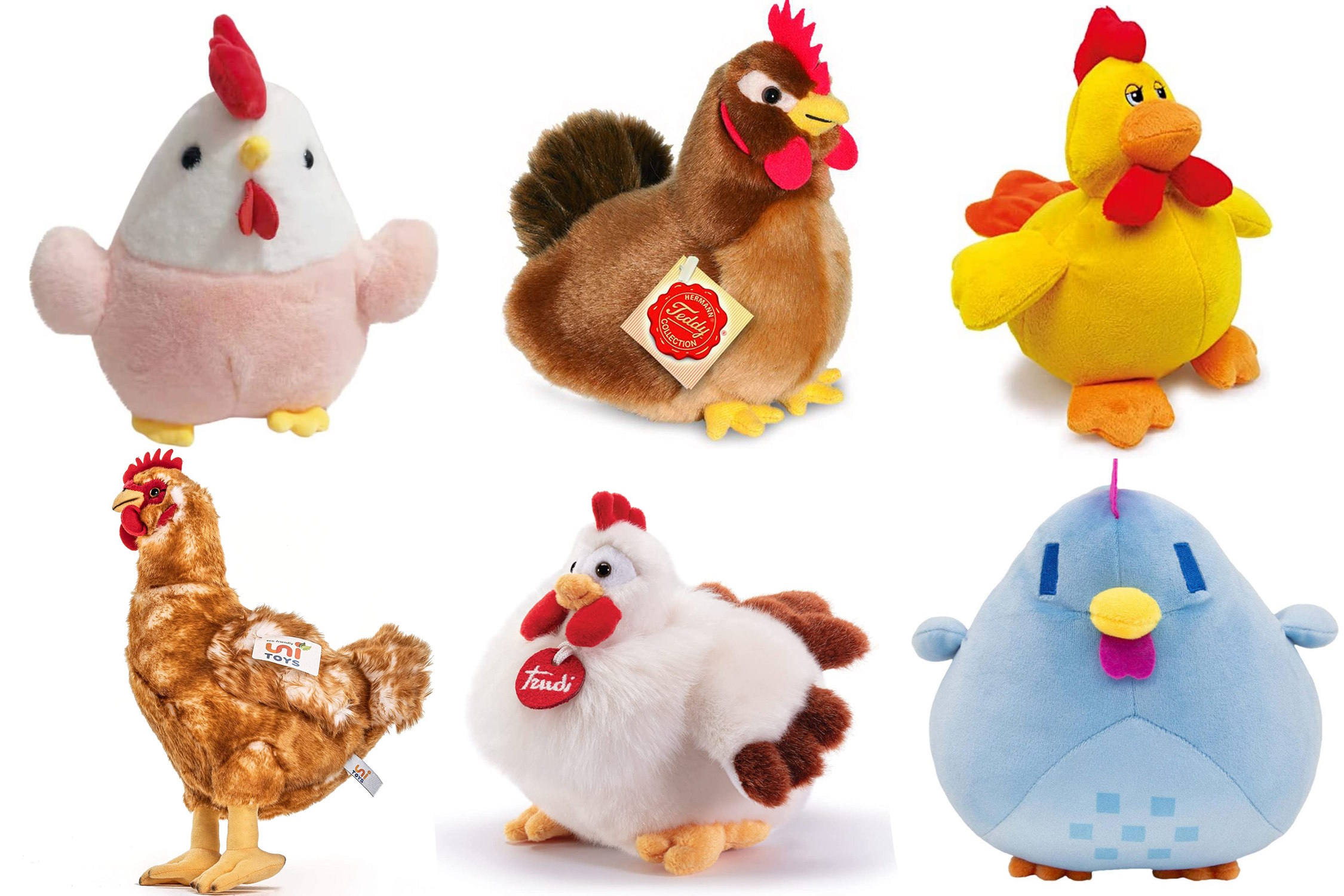 Peluche di gallina