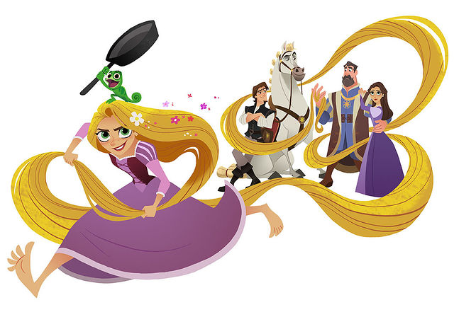 I personaggi di Rapunzel la serie animata