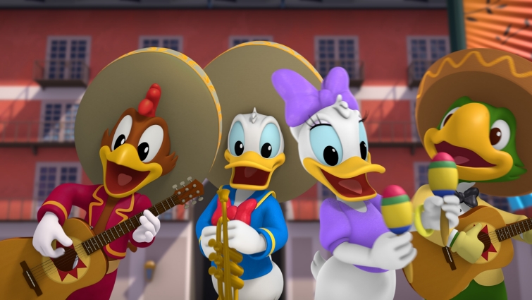 Panchito Pistoles, Paperino, Paperina e Jos&egrave; Carioca i tre caballeros