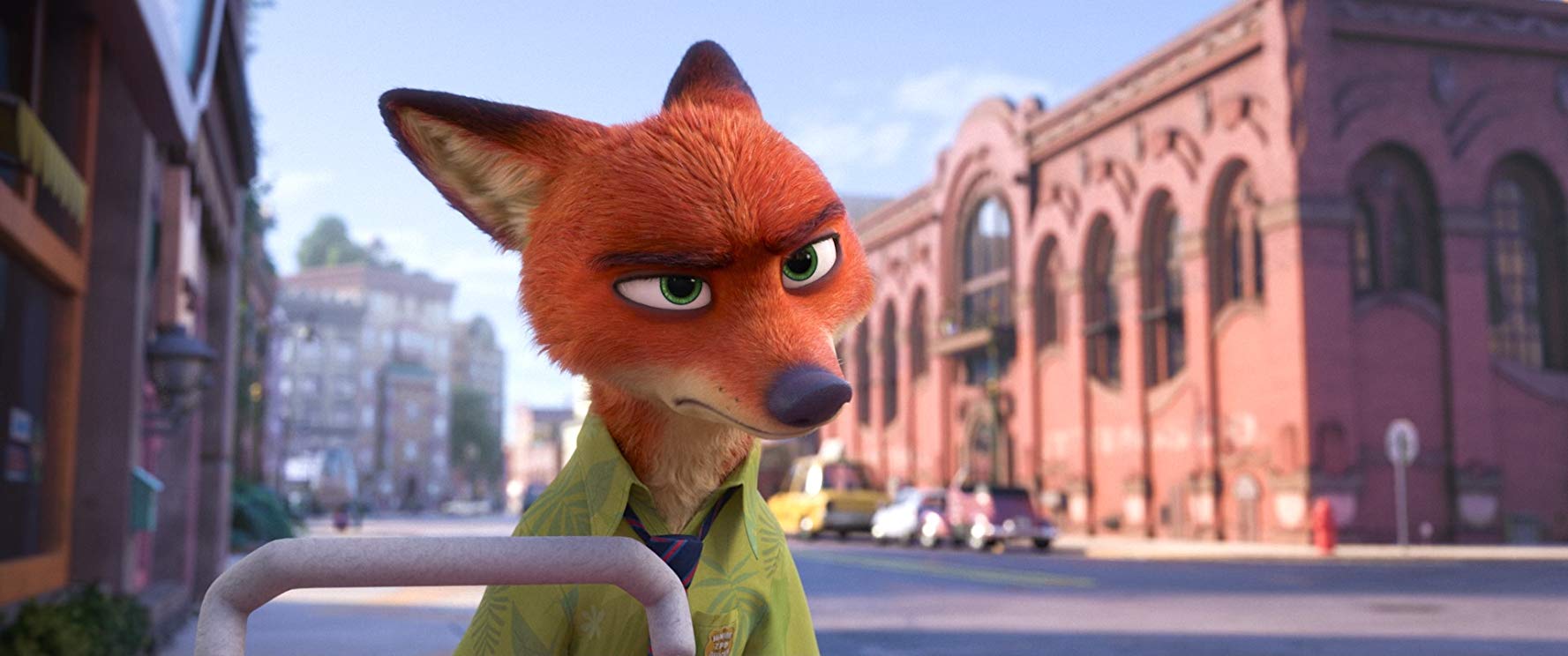 Nick Wilde la volpe imbrogliona di Zootropolis