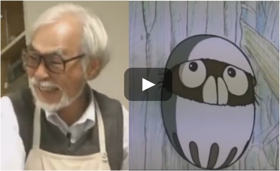 Video di Hayao Miyazaki sullo studio del film Boro The Caterpillar