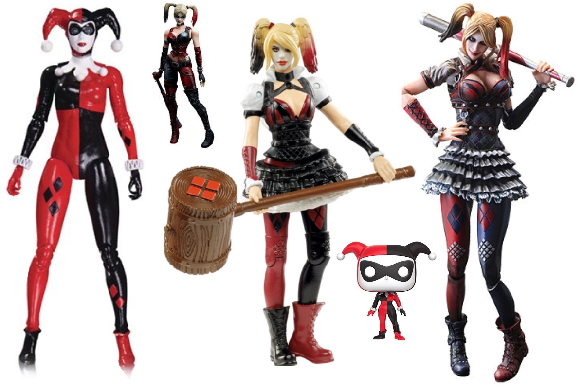 Action figures di Harley Quinn, la nemica di Batman