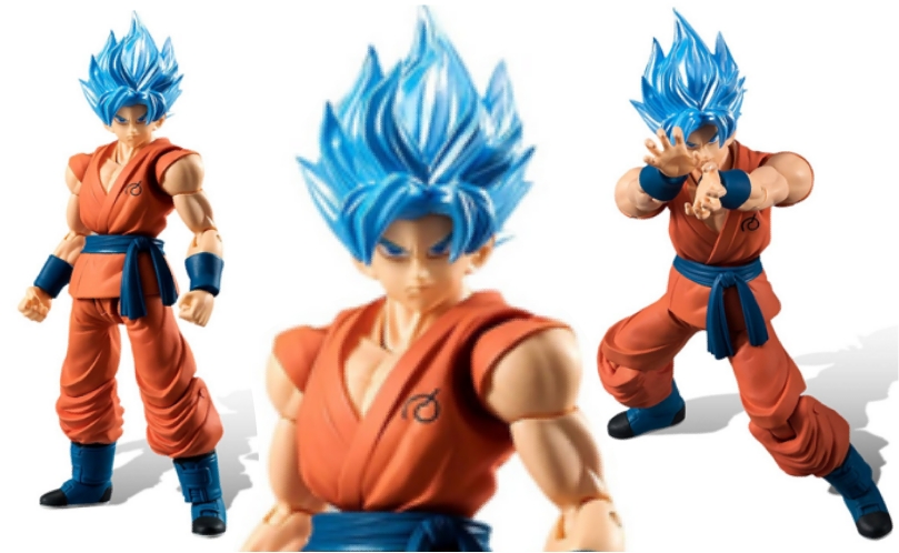 Action figure Dragon Ball Z Shodo SSGSS Son Goku