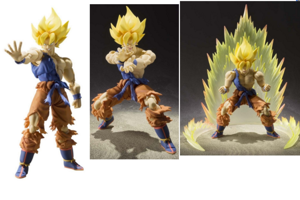 Action figure Dragon Ball Z Goku Super Saiyan Awakening Shf