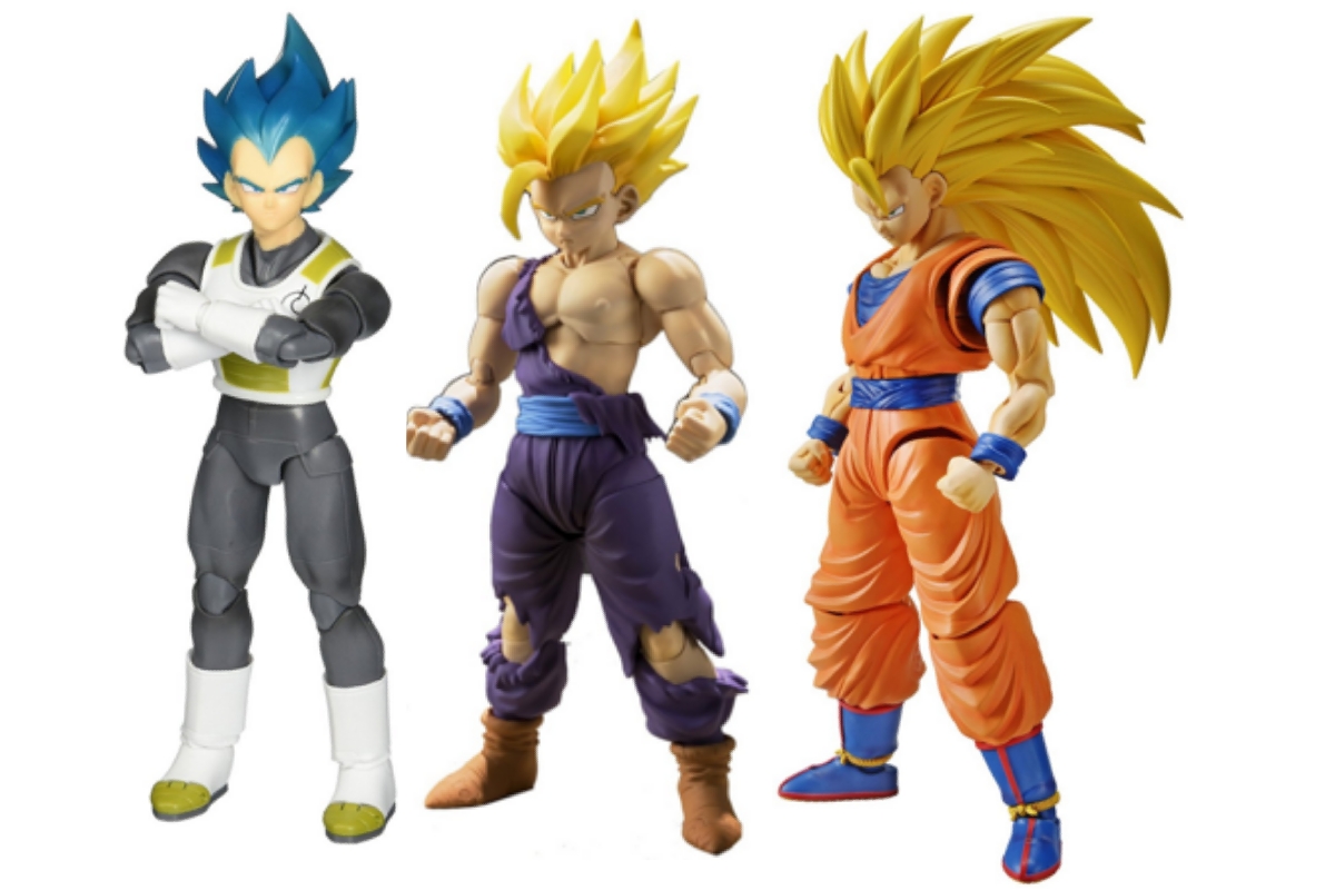 Action figure di Dragon Ball Z della Bandai