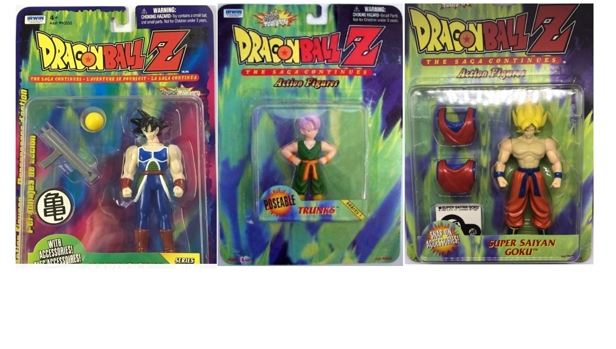 Action figure di Dragon Ball della Irwin