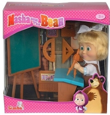 Masha e Orso - Masha a Scuola, 12 cm